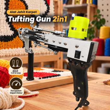 Gambar produk Digiwave Alat Jahit Karpet Carpet Tufting Gun 2in1 Cut and Loop Pile - TD-02