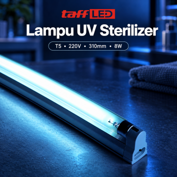 Gambar produk TaffLED Lampu UV Sterilizer Anti Bakteri T5 220V 310mm 8W - SP-T5-UV