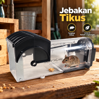 Gambar produk TaffHOME Jebakan Perangkap Tikus Mousetrap Cage - HU2050