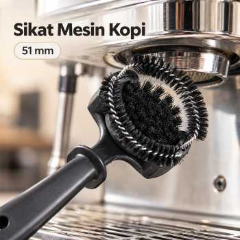 WATC Sikat Mesin Kopi Espresso Group Head Cleaning Brush Grouphead - 51mm Black