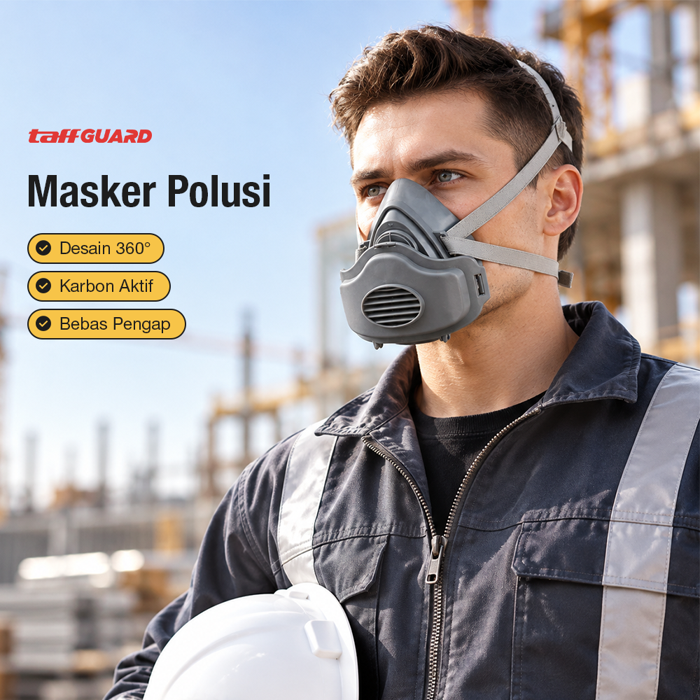 Gambar produk TaffGUARD Masker Polusi Anti Debu Dust Respirator Gas PM2.5 KN95 - 3600 - Utama