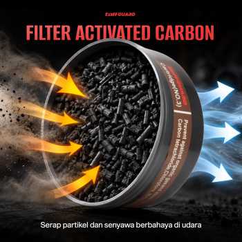 Gambar produk TaffGUARD Cartridge Filter Masker Gas Respirator Activated Carbon - SF05 - 1