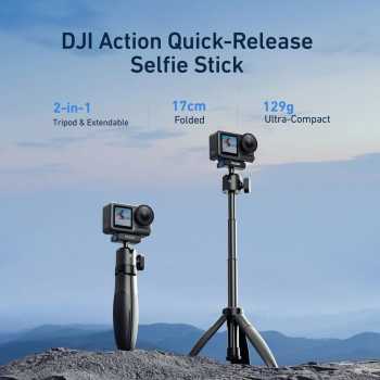 TELESIN Tripod Mini Kamera Aksi Tongsis Monopod Magnetic Mount 44cm - S1-MNP-13-TDJ