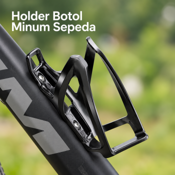 XOTORI Holder Botol Minum Sepeda PC Bike Bottle Cage - Black