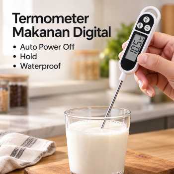 Sakrai Termometer Makanan Digital Daging Kopi Susu Single Probe - TP300