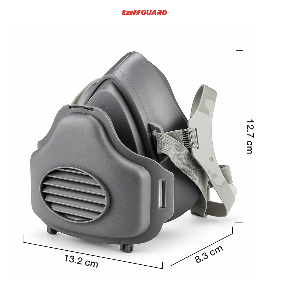 Gambar produk TaffGUARD Masker Polusi Anti Debu Dust Respirator Gas PM2.5 KN95 - 3600 - 8