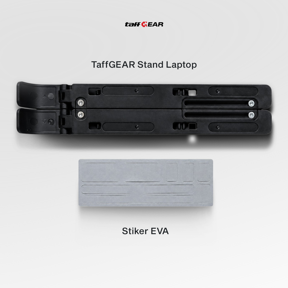Gambar produk TaffGEAR Stand Laptop Plastik Foldable Adjustable 12-17 Inch - N3 - 8