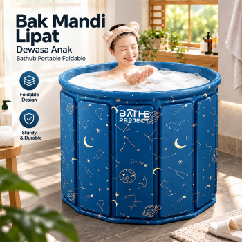 BATHE PROJECT Bak Mandi Lipat Dewasa Anak Bathtub Portable Foldable - MB7