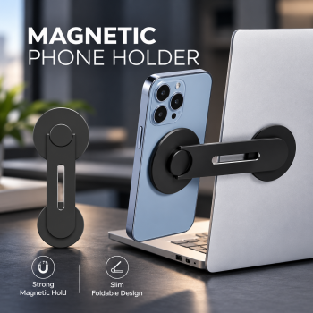 BMAD Holder HP Laptop Monitor Magnetic Adjustable Phone Holder - Black