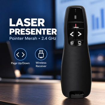 Gambar produk Taffware Remote Laser Presenter Wireless Pointer Merah 2.4 Ghz - K400