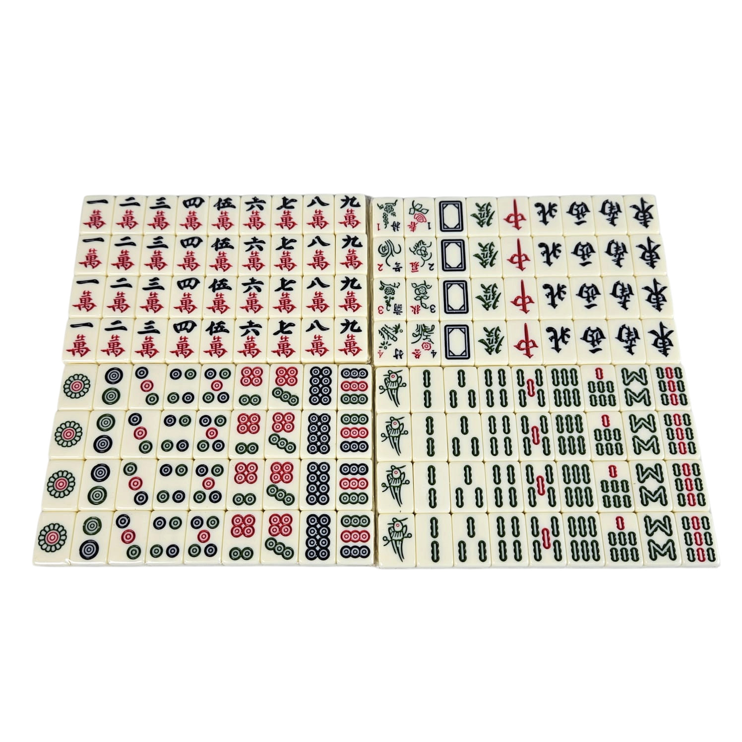 Gambar produk TUOZ Mahjong Set Portable Melamine Dice Tile Leather Box 20mm 144 Tile - 31BE - 1