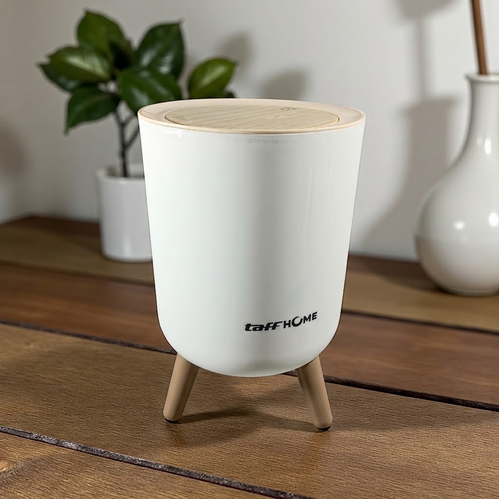 Gambar produk TaffHOME Tempat Sampah Tekan Press Type Fashion Trash Bin High Size L - T30 - 1