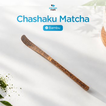 One Two Cups Chashaku Sendok Matcha Bambu Bamboo Spoon 18.2cm - T18