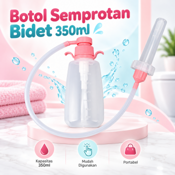 TaffOmicron Botol Semprotan Bidet Portable Vaginal Shower 350ml - ZY-XDQ-II