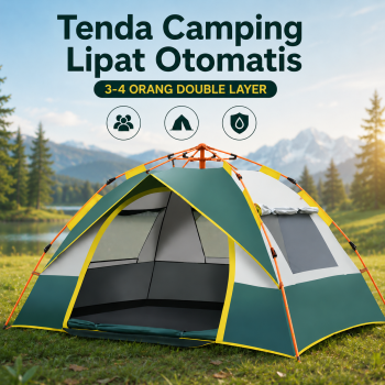 Gambar produk X-Culture Tenda Camping Lipat Otomatis 3-4 Orang Double Layer - SH-150