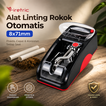 Gambar produk Firetric Alat Linting Rokok Otomatis Tobacco Rolling Machine 8x71mm - GR-12-005