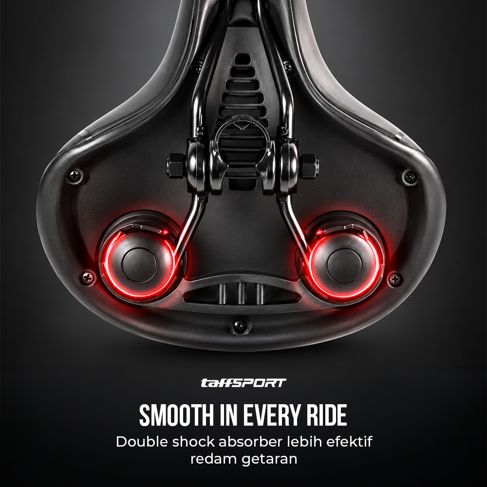 Gambar produk TaffSPORT Jok Sadel Sepeda Bike Saddle Shock Absorber Breathable - ZF10 - 3