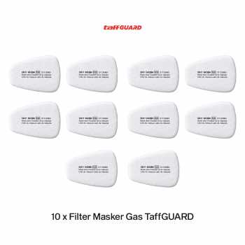 Gambar produk TaffGUARD Filter Masker Gas Respirator Cotton 6200 5N11 KN95 10PCS - KA-5N11 - 8
