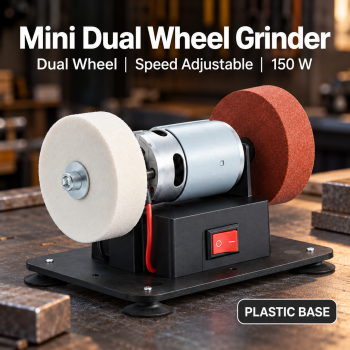 SNA Mesin Gerinda Meja Mini Polishing Dual Wheel Speed Adjustable 150W - BG-500D