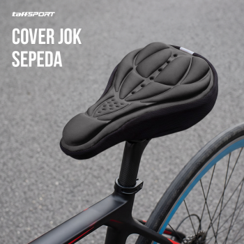 Gambar produk TaffSPORT Cover Jok Sadel Sepeda Sporty Sponge Bicycle Seat Universal - HM847