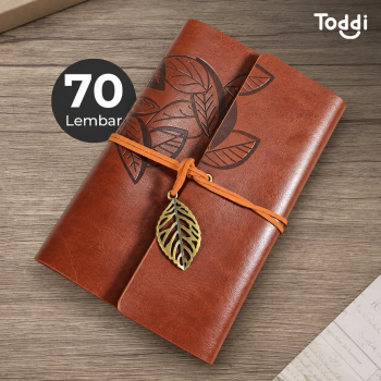 Gambar produk Toddi BESTOYARD Buku Jurnal Leather Diary A6 70GSM 140 Halaman Blank - ZB-45