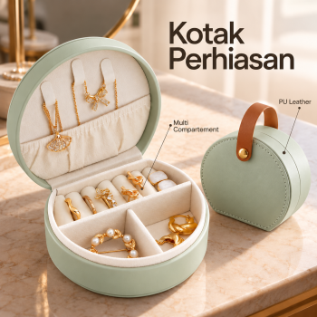 BELICOO Kotak Perhiasan Aksesori Mini Jewelry Storage Box Portable - PJ355