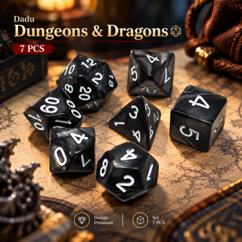 Gambar produk Toddi Dadu Dungeons & Dragons Polyhedral Board Game Dice 7 PCS