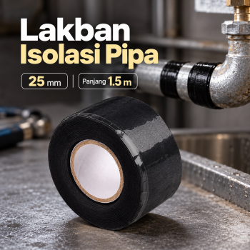 Gambar produk TaffPACK Lakban Isolasi Pipa Ledeng Waterproof 25mm 1.5M - A92-17