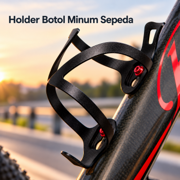 YUSUI Holder Botol Minum Sepeda Aluminium Alloy Bike Bottle Cage - Black