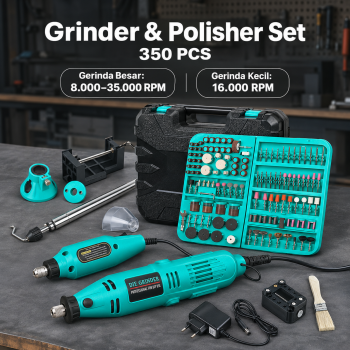 Gambar produk Die Grinder Set Grinder and Polisher Cutting Electric 350 PCS - DG350