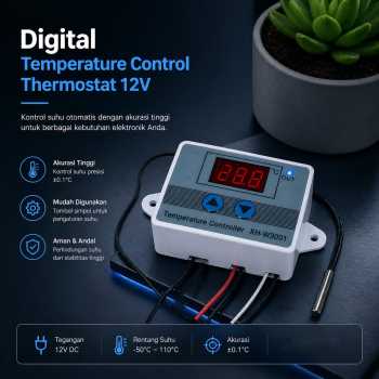 Taffware Digital Temperature Control Thermostat Microcomputer - XH-W3001