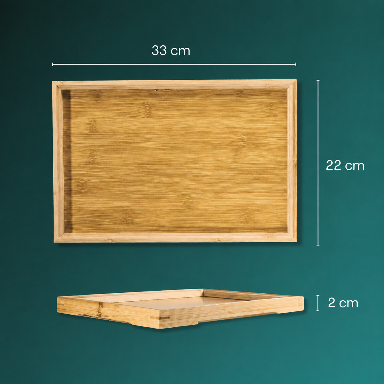 Gambar produk NLSLASI Tatakan Nampan Kayu Gelas Cangkir Teh Chinese Tea Tray - NL30 - 8