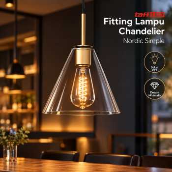 TaffLED Fitting Lampu Gantung Hias Nordic Minimalis E27 220V - KA27