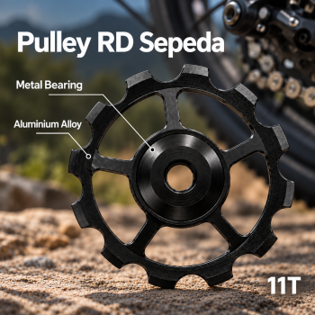 ENL Pulley RD Gigi Roda Sepeda Rear Bearing Peilin MTB Aluminium Alloy - 11T Black