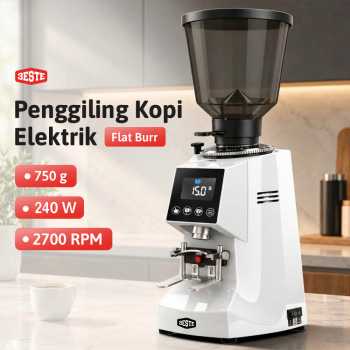 Trieste Penggiling Kopi Elektrik Coffee Grinder Flat Burr 240W 750g - CG5005B