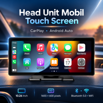 Gambar produk HIPPCRON Head Unit Mobil Mounted Display Touch Screen 10.26 Inch - B5303