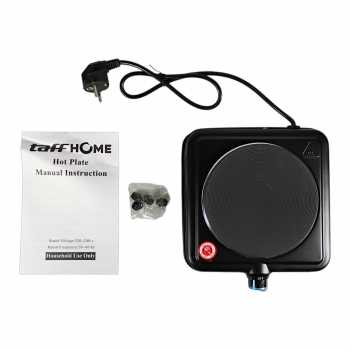Gambar produk TaffHOME Kompor Listrik 1 Tungku Mini Portable 5 Gear Hot Plate 1000W - SHP-5702B - 7
