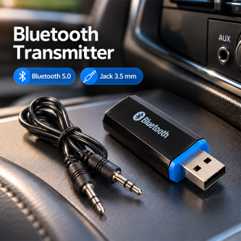 Szy Bluetooth Transmitter Adapter 5.0 USB Dongle Audio 3.5mm - TX3