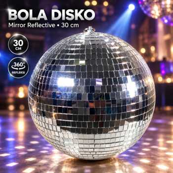 Gambar produk AILAMP Bola Disko Gantung Reflective Mirror Disco Ball 30cm - D018