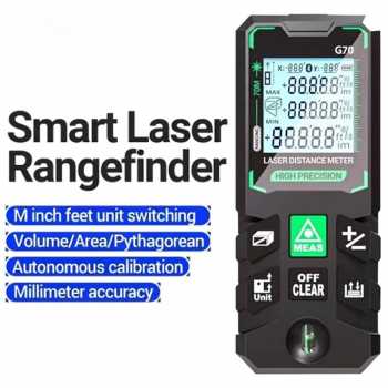 Gambar produk JUNEJOUR Meteran Laser Digital Distance Meter Rangefinder Portable 70M-G70
