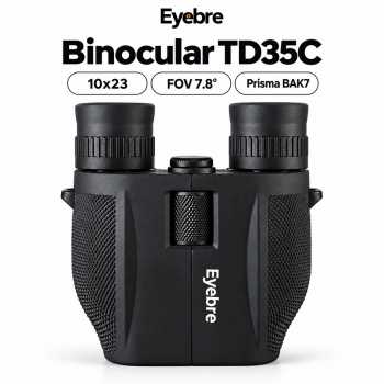 Eyebre Teropong Binocular Telescope Outdoor Prisma BAK7 10x23 - Black