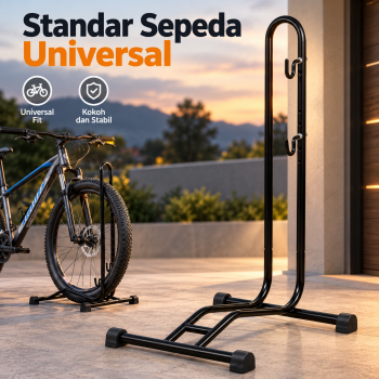 TaffSPORT Standar Sepeda Universal Paddock L Standing Bike Display - L150