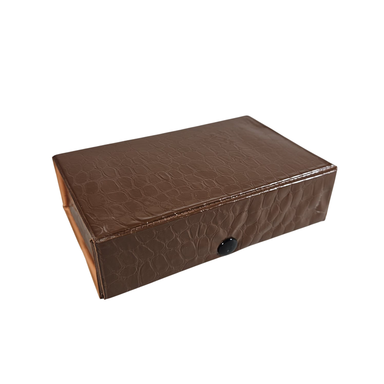 Gambar produk MOJ Mahjong Set Portable Melamine Blank Tile Leather Box 20mm 144 Tile - 30BE - Kemasan