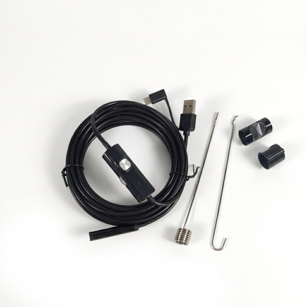 Gambar produk MRGO Kamera Endoskopi Industrial Endoscope USB 3in1 8 LED 1200P 2M - MR28 - 8