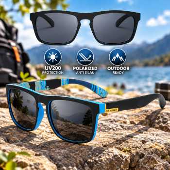 Gambar produk Rhodey Kacamata Sunglasses Unisex Polarized Anti Silau Outdoor UV200 KD156 - KD156