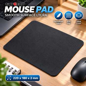 Gambar produk TaffGEAR Mouse Pad Anti Slip Smooth Surface Lycra 220x180x2mm - MP004