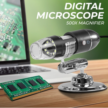 Gambar produk WSDCAM Digital Microscope Endoscope Camera Magnifier 500 Kali with LED - WS500