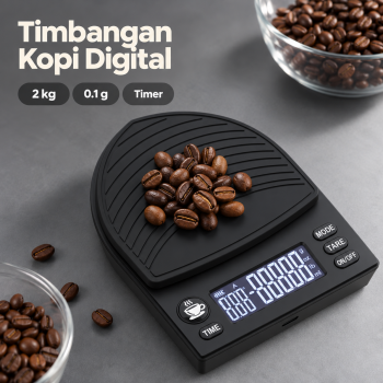 ARSOUL Timbangan Kopi Digital Timer Coffee Scale 4 Units 0.1g 2kg - MM-9002