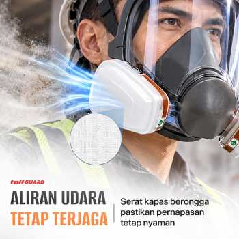 Gambar produk TaffGUARD Filter Masker Gas Respirator Cotton 6200 5N11 KN95 10PCS - KA-5N11 - 3