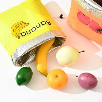 YUOA Kantong Pendingin Makanan Cooler Thermal Insulated Bag Travel - Yellow